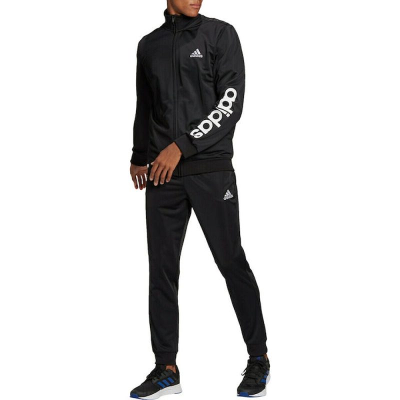 Adidas Aeroready Essentials Regular-Fit 3-Stripes Track Suit GK9950 Μαύρο 